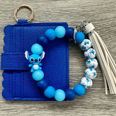 Coming to Theaters- Stitch wristlet keychain