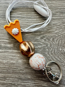 Fall Food- lanyard and badge reels