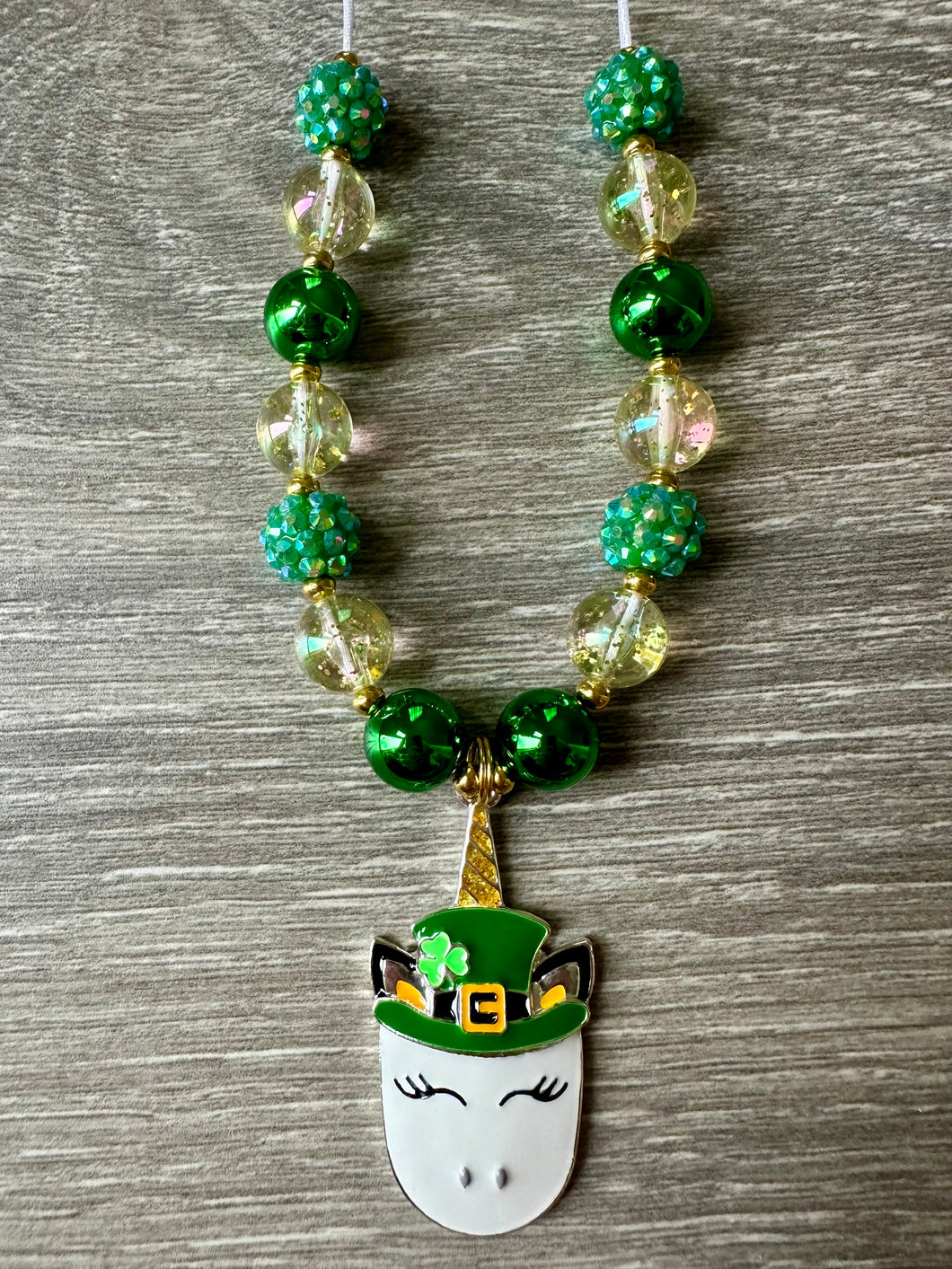 St. Patrick’s Day- unicorn pendant