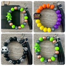 Load image into Gallery viewer, Halloween Movies- wristlet keychains