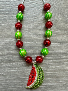 Fruit- red watermelon pendant