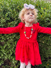 Load image into Gallery viewer, Christmas Characters- Grinch &amp; Cindy Lou statement necklace