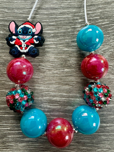 Christmas Characters- Stitch statement necklace