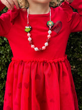 Load image into Gallery viewer, Christmas Characters- Grinch &amp; Cindy Lou statement necklace
