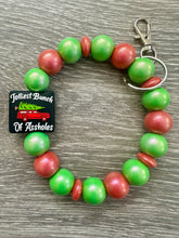 Load image into Gallery viewer, Christmas Characters- wristlet keychains