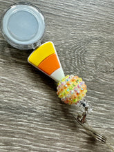 Load image into Gallery viewer, Fall Food- lanyard and badge reels