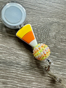 Fall Food- lanyard and badge reels