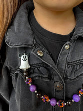 Load image into Gallery viewer, Halloween- ghost Mickey statement necklace