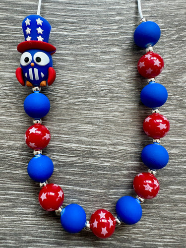 Red White & Blue- owl statement