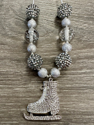 Winter- ice skate pendant