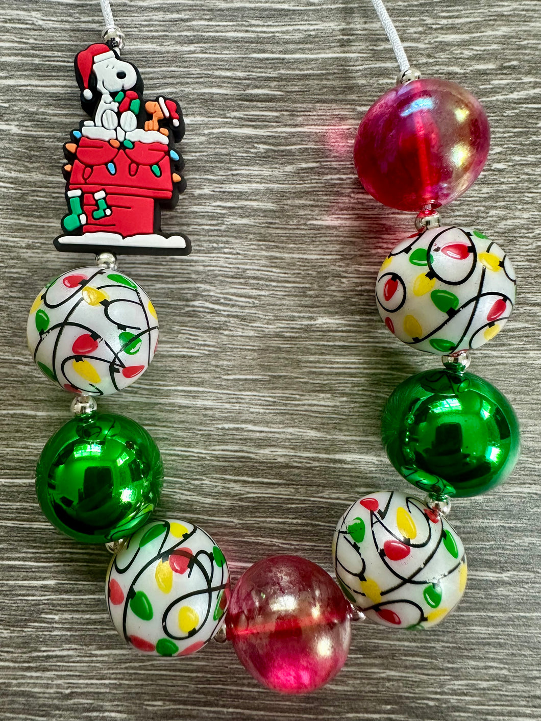 Christmas Characters- Snoopy statement necklace