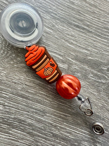 Fall Food- lanyard and badge reels