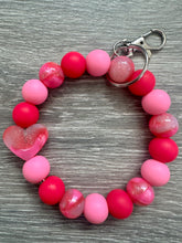Load image into Gallery viewer, Valentine’s Day- wristlet keychain