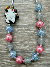 Load image into Gallery viewer, Christmas Characters- Frosty statement necklace