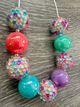 Load image into Gallery viewer, Throwback Thursday- confetti rhinestone necklace