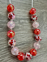 Load image into Gallery viewer, Valentine’s Day- confetti rhinestone skinny necklace