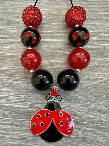 Fairy Garden- ladybug pendant