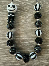 Load image into Gallery viewer, Halloween- Jack Skellington statement necklace