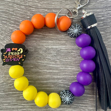 Load image into Gallery viewer, Halloween Movies- wristlet keychains