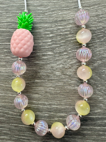 Food- pink pineapple statement