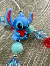 Load image into Gallery viewer, Valentine’s Day- Stitch statement necklace