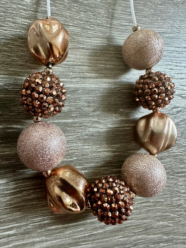New Year- rose gold mixed solid