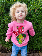 Load image into Gallery viewer, Christmas Characters- Grinch &amp; Cindy Lou statement necklace