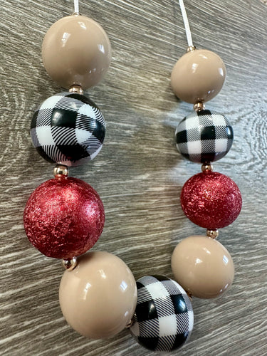 Plaid & Prints- tan plaid