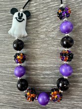 Load image into Gallery viewer, Halloween- ghost Mickey statement necklace