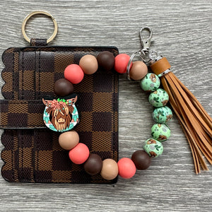 Paws & Claws- wristlet keychain