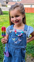 Load image into Gallery viewer, Throwback Thursday- confetti rhinestone necklace