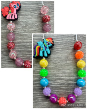 Load image into Gallery viewer, Throwback Thursday- pony statement necklace