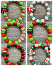 Load image into Gallery viewer, Christmas Characters- wristlet keychains