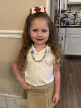 Load image into Gallery viewer, Valentine’s Day- Stitch statement necklace