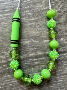 School- crayon statement