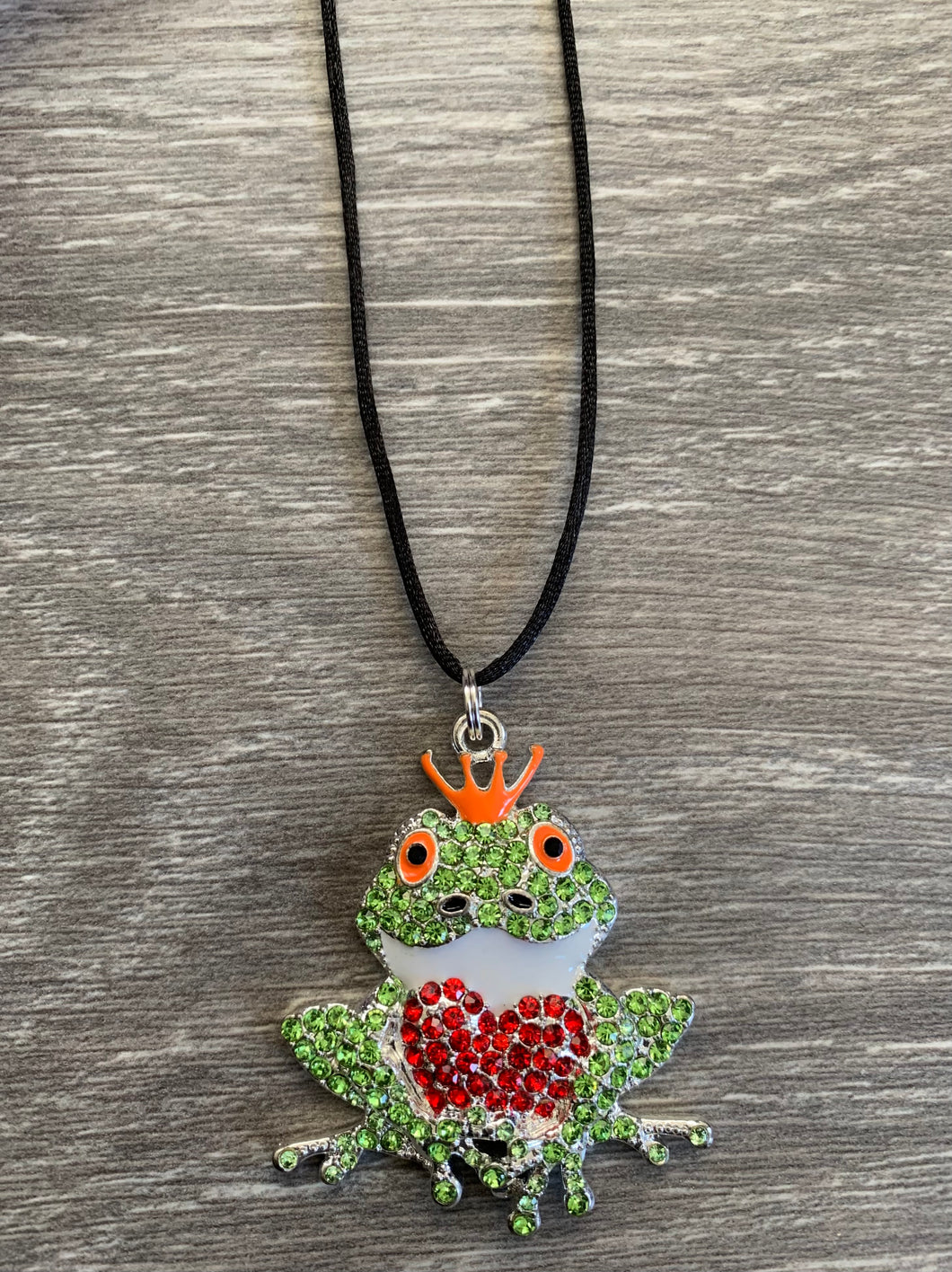 Valentine’s Day- frog prince pendant only