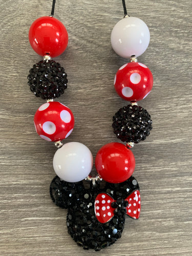 Minnie red pendant