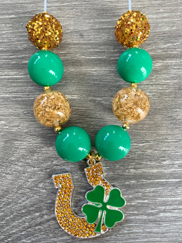 St. Patrick’s Day- horseshoe pendant