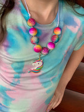 Load image into Gallery viewer, Throwback Thursday- rainbow unicorn pendant